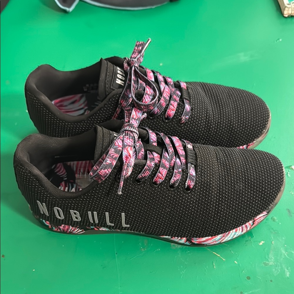 NOBULL Black and Pink Athletic Shoes Sleek Design